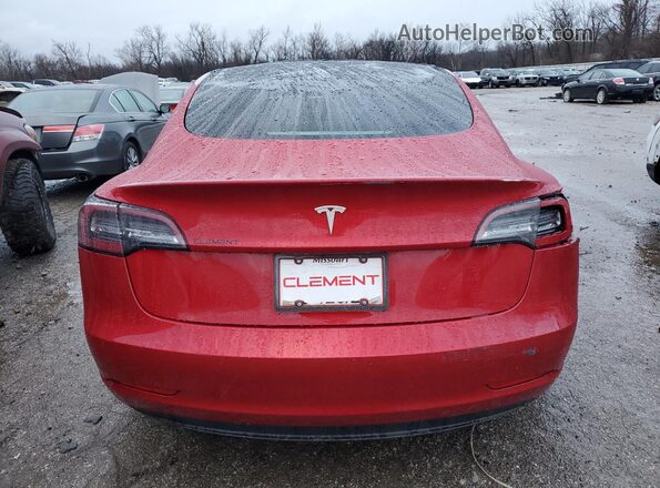 5YJ3E1EA6MF922723 2021 TESLA MODEL Red 