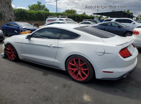 1FA6P8CF4L5127304 2020 FORD MUSTANG White Trasero izquierdo