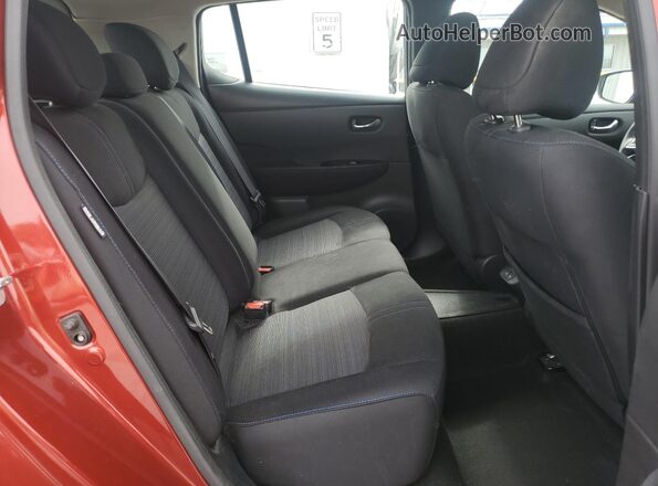 1N4AZ1CVXMC555250 2021 NISSAN LEAF Burgundy 