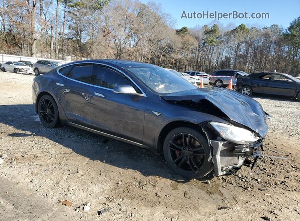 5YJSA1E1XGF129033 2016 TESLA MODEL Gray Передня права чверть