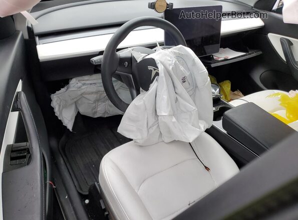5YJYGDEE9MF088273 2021 TESLA MODEL White წინა პანელის ხედი