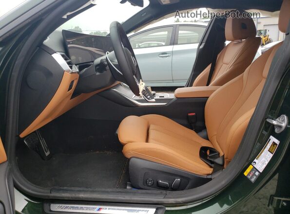 WBY33AW00RFS09877 2024 BMW I4 Green Вид салону спереду