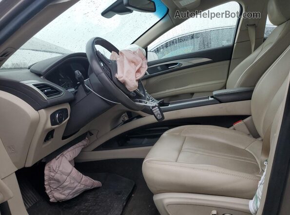 3LN6L5KUXKR634459 2019 LINCOLN MKZ Серебряный Вид салона спереди