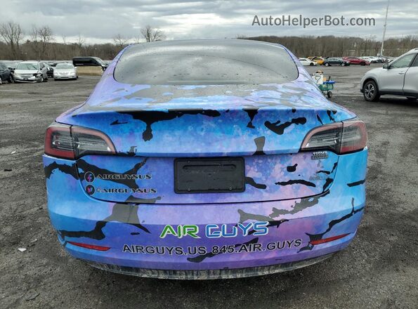 5YJ3E1EB0MF924251 2021 TESLA MODEL Two Tone Vista trasera