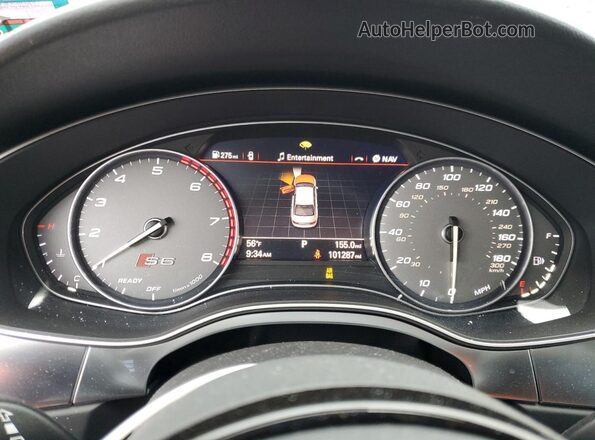 WAUHFAFC4HN078477 2017 AUDI S6 Gray Vista del cuadro de instrumentos