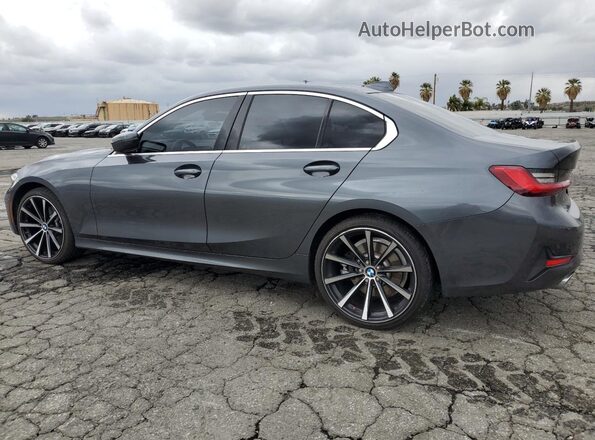 WBA5R1C52KAK09369 2019 BMW 3 SERIES Серый Задняя левая четверть