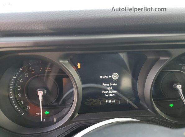 1C4RJXN62RW141494 2024 JEEP WRANGLER Gray ხელსაწყოთა პანელის ხედი