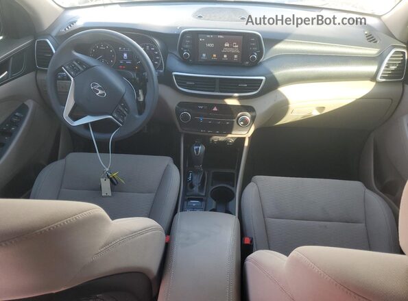 KM8J23A4XMU327713 2021 HYUNDAI TUCSON Белый Вид панели приборов