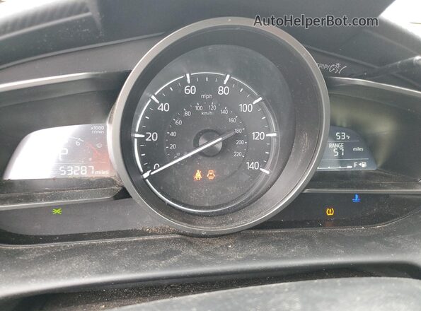 JM1DKFB76K0443345 2019 MAZDA CX-3 Blue Vista del cuadro de instrumentos