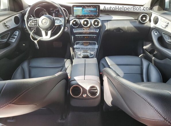 55SWF8EB2LU326114 2020 MERCEDES-BENZ C White Dashboard view