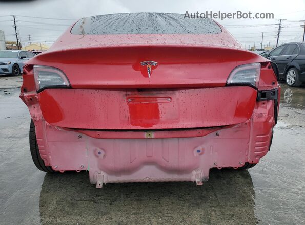 5YJ3E1EA0MF851244 2021 TESLA MODEL Red 