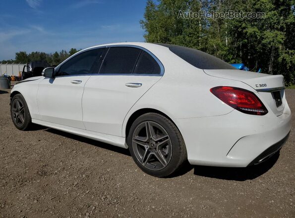 55SWF8EB2LU326114 2020 MERCEDES-BENZ C White Rear left