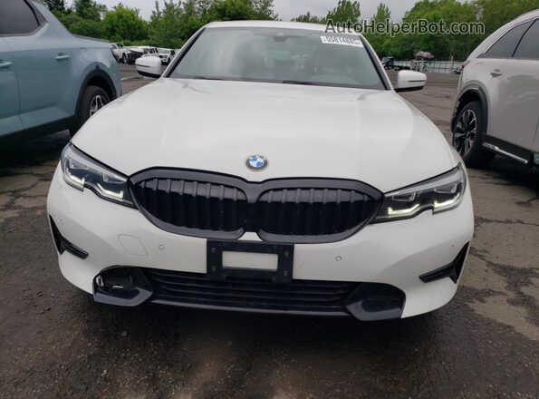 3MW5R7J09M8B66030 2021 BMW 3 SERIES White Front view