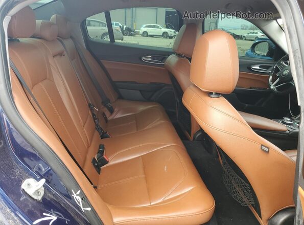 ZARFAEDN4H7550952 2017 ALFA ROMEO GIULIA Синий 