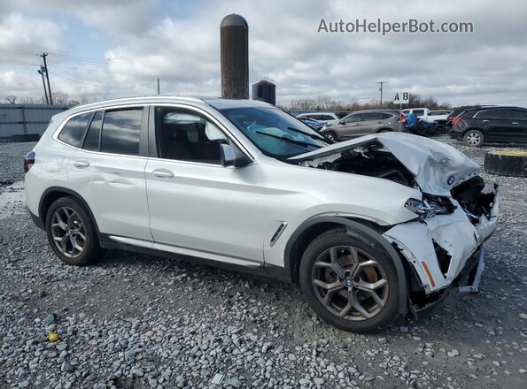 5UX43DP02P9R92555 2023 BMW X3 White 