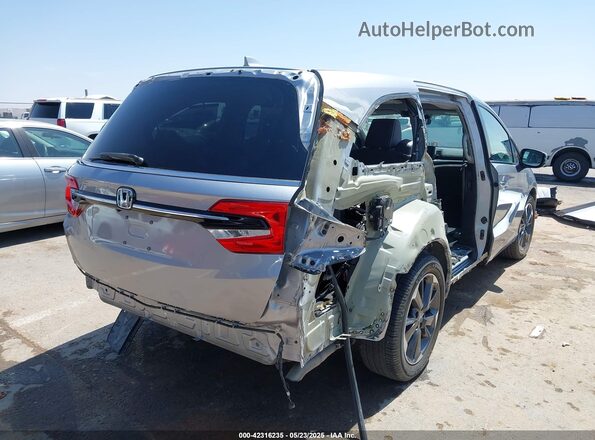 5FNRL6H94MB003172 2021 HONDA ODYSSEY Silver Trasero derecho