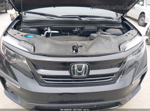 5FNYF6H25NB083752 2022 HONDA PILOT Черный Вид сзади