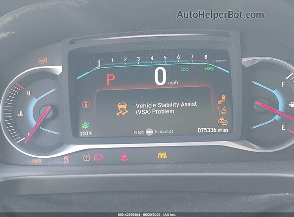 5FNYF6H26MB093835 2021 HONDA PILOT Black უკანა სავარძლების ხედი