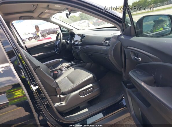 5FNYF6H26MB093835 2021 HONDA PILOT Black წინა სალონის ხედი
