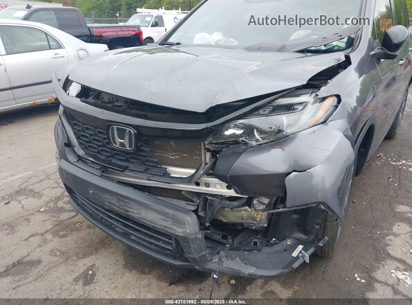 5FNYF8H57MB017062 2021 HONDA PASSPORT Серый Вид спереди