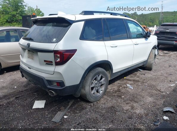 5FNYF8H61NB017374 2022 HONDA PASSPORT White უკანა მარჯვენა