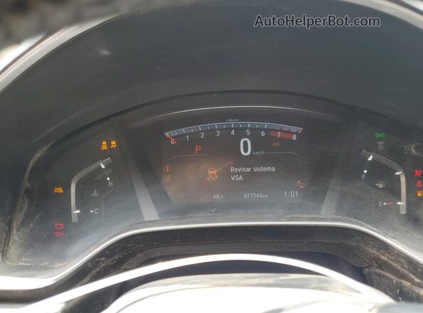 5J6RW1H85KA047781 2019 HONDA CR-V Black Widok zestawu wskaźników