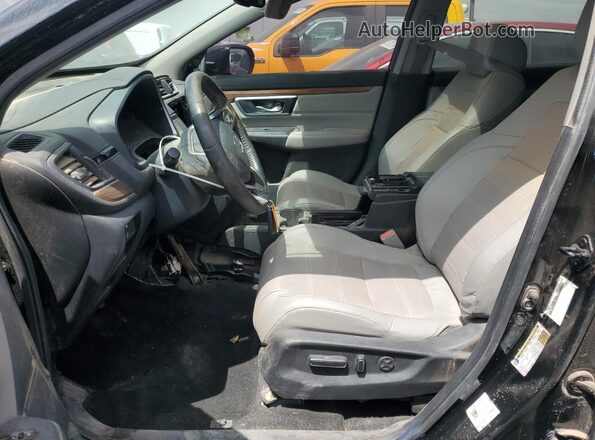 5J6RW1H85KA047781 2019 HONDA CR-V Black Widok wnętrza z przodu