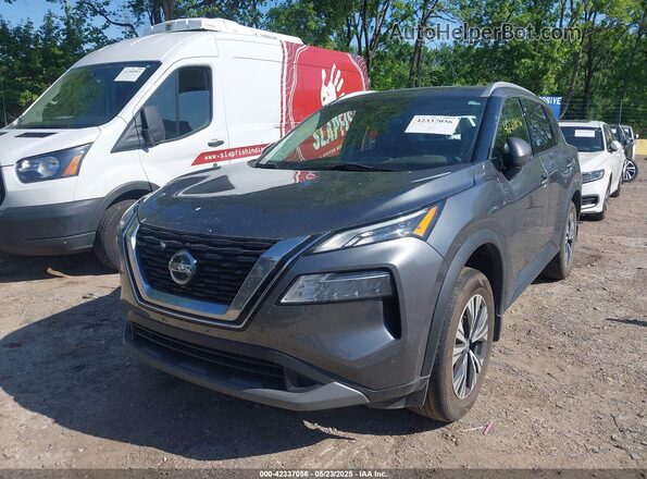 5N1AT3BB2MC823699 2021 NISSAN ROGUE Gray Przód lewy