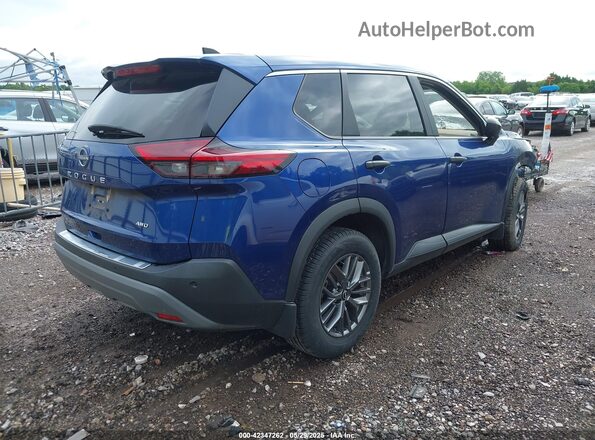 5N1BT3AB7PC750209 2023 NISSAN ROGUE Blue Rear right