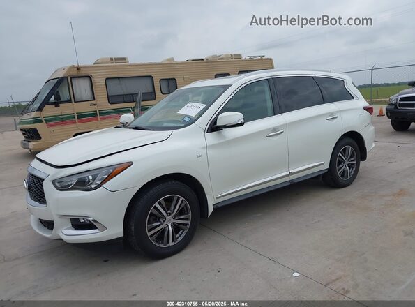 5N1DL0MM0LC512832 2020 INFINITI QX60 White Vista tres cuartos delantera izquierda