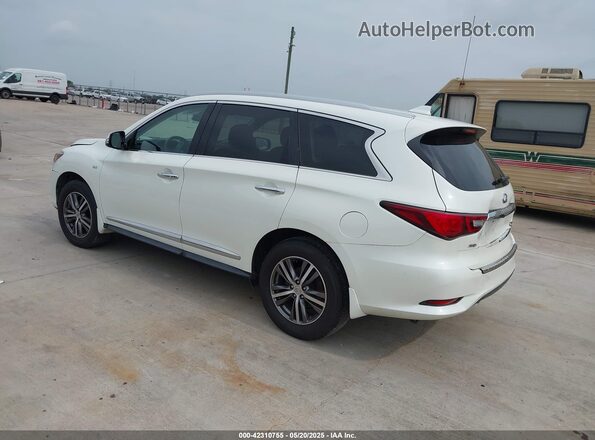 5N1DL0MM0LC512832 2020 INFINITI QX60 White Trasero izquierdo