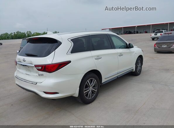 5N1DL0MM0LC512832 2020 INFINITI QX60 White Trasero derecho