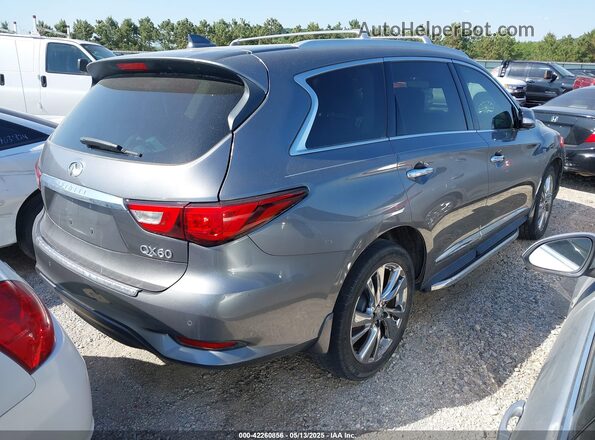 5N1DL0MN2HC547260 2017 INFINITI QX60 Серый Задняя правая четверть