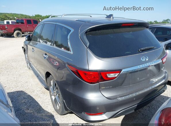 5N1DL0MN2HC547260 2017 INFINITI QX60 Серый Задняя левая четверть