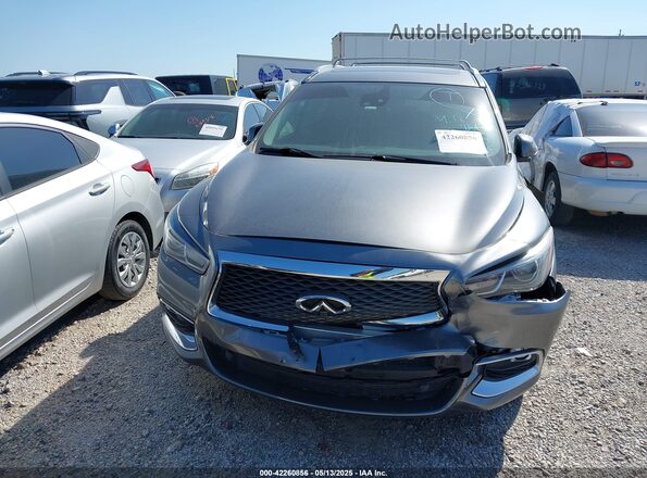 5N1DL0MN2HC547260 2017 INFINITI QX60 Серый Вид панели приборов