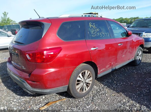 5N1DR2MM4HC691037 2017 NISSAN PATHFINDER Red Rear right