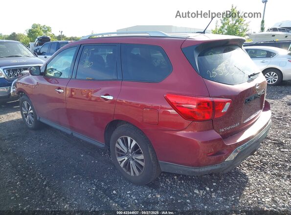 5N1DR2MM4HC691037 2017 NISSAN PATHFINDER Red Rear left