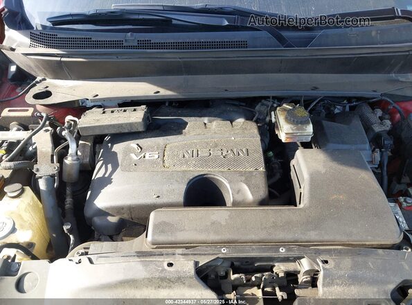 5N1DR2MM4HC691037 2017 NISSAN PATHFINDER Red Rear view
