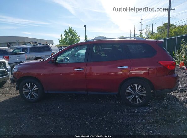 5N1DR2MM4HC691037 2017 NISSAN PATHFINDER Red Rear interior view
