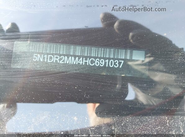 5N1DR2MM4HC691037 2017 NISSAN PATHFINDER Red 