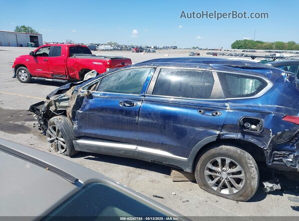 5NMS23AD0LH165119 2020 HYUNDAI SANTA FE Blue Սալոնի հետևի տեսք