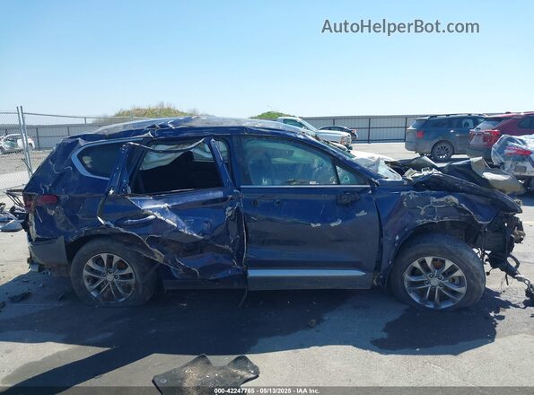 5NMS23AD0LH165119 2020 HYUNDAI SANTA FE Blue Սարքավորումների վահանակի տեսք