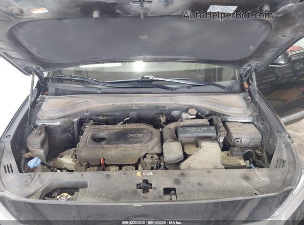 5NMS2CAD1LH144716 2020 HYUNDAI SANTA FE Black Widok z tyłu