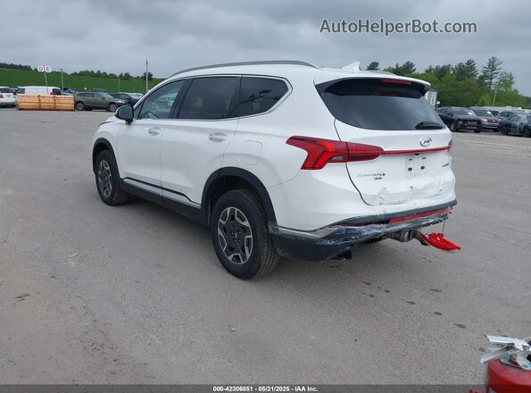5NMS2DA18PH009010 2023 HYUNDAI SANTA FE HYBRID BLUE White Rear left