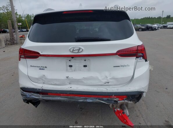 5NMS2DA18PH009010 2023 HYUNDAI SANTA FE HYBRID BLUE White Front view