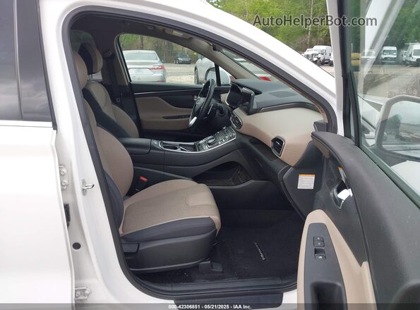 5NMS2DA18PH009010 2023 HYUNDAI SANTA FE HYBRID BLUE White Front interior view