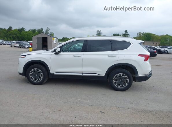5NMS2DA18PH009010 2023 HYUNDAI SANTA FE HYBRID BLUE White 360 interior view