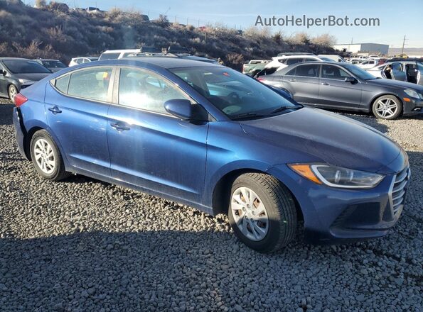 5NPD74LFXHH097954 2017 HYUNDAI ELANTRA Blue Передня права чверть