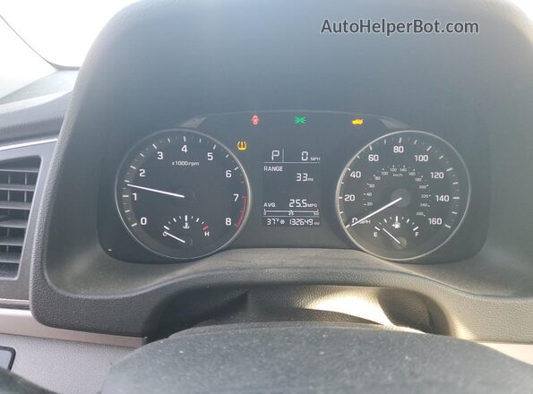 5NPD74LFXHH097954 2017 HYUNDAI ELANTRA Blue Вид щитка приладів