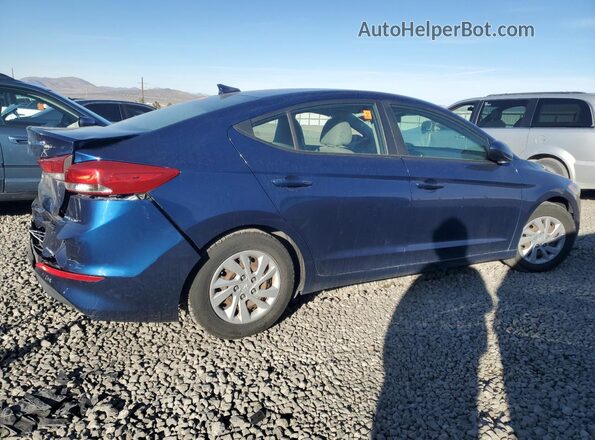 5NPD74LFXHH097954 2017 HYUNDAI ELANTRA Blue Задня права чверть